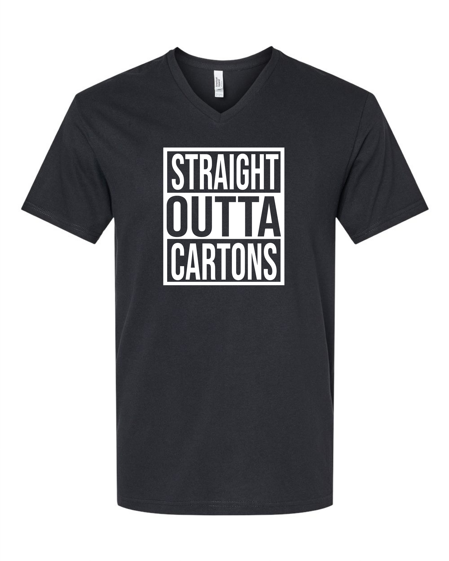 Straight Outta Cartons-V Neck