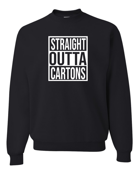 Straight Outta Cartons-Sweatshirt